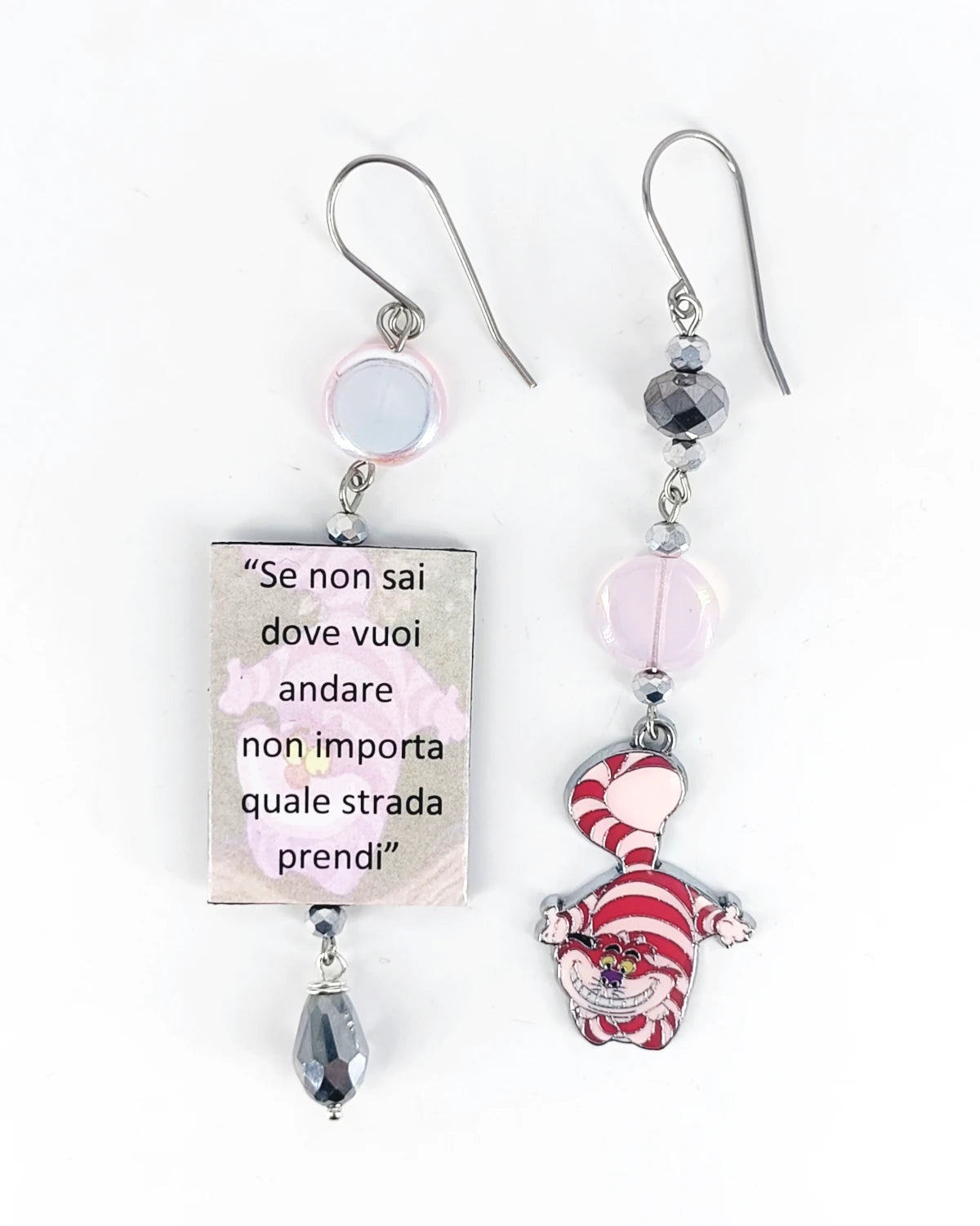 Orecchini di carta Non importa quale strada prendi
