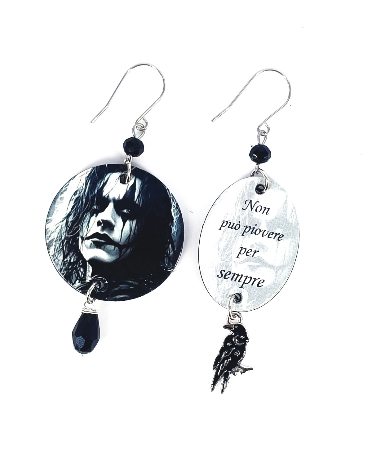 Orecchini di carta Non può piovere per sempre