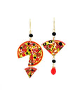 Orecchini di carta Pizza