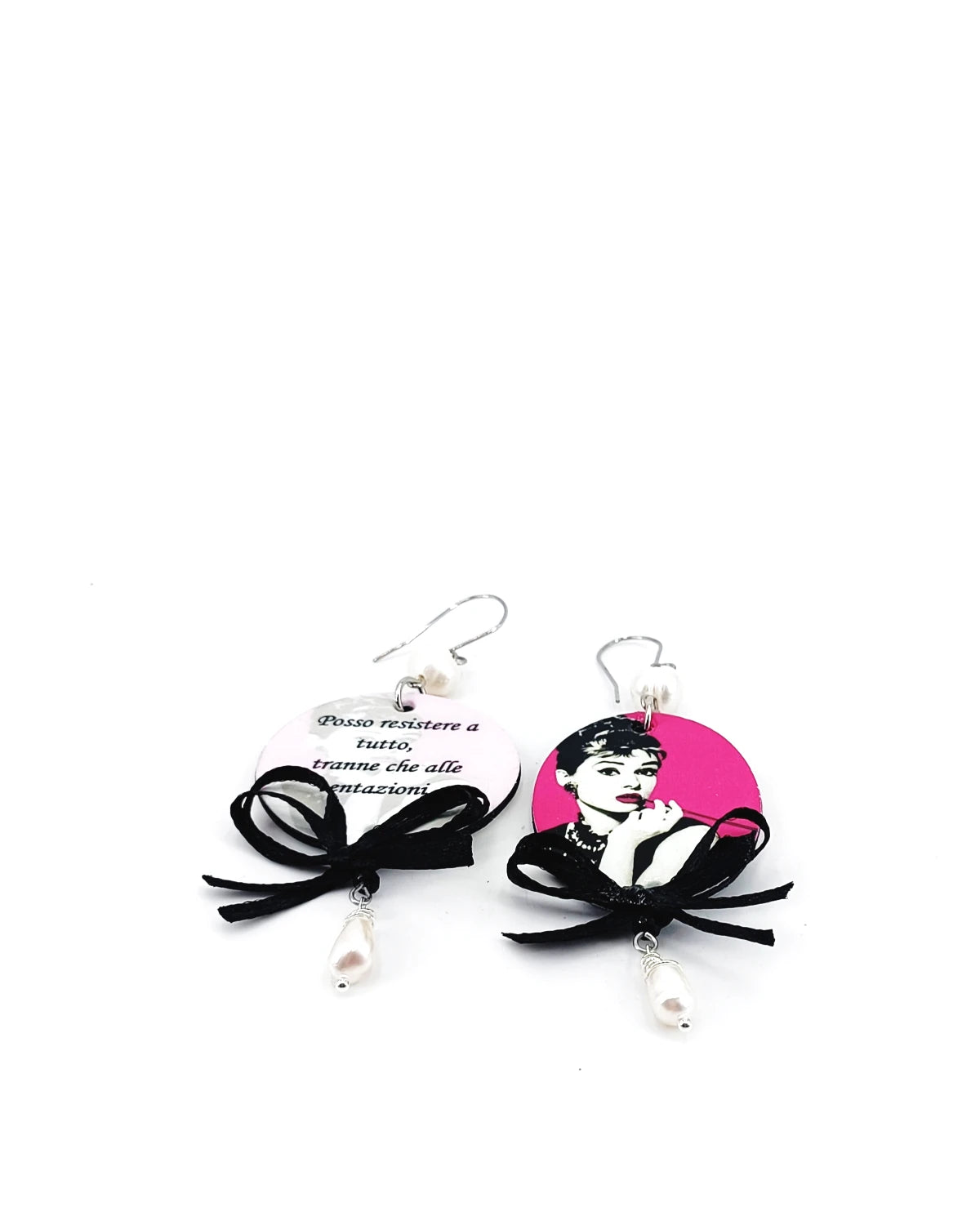 Orecchini di carta Resistere alle tentazioni