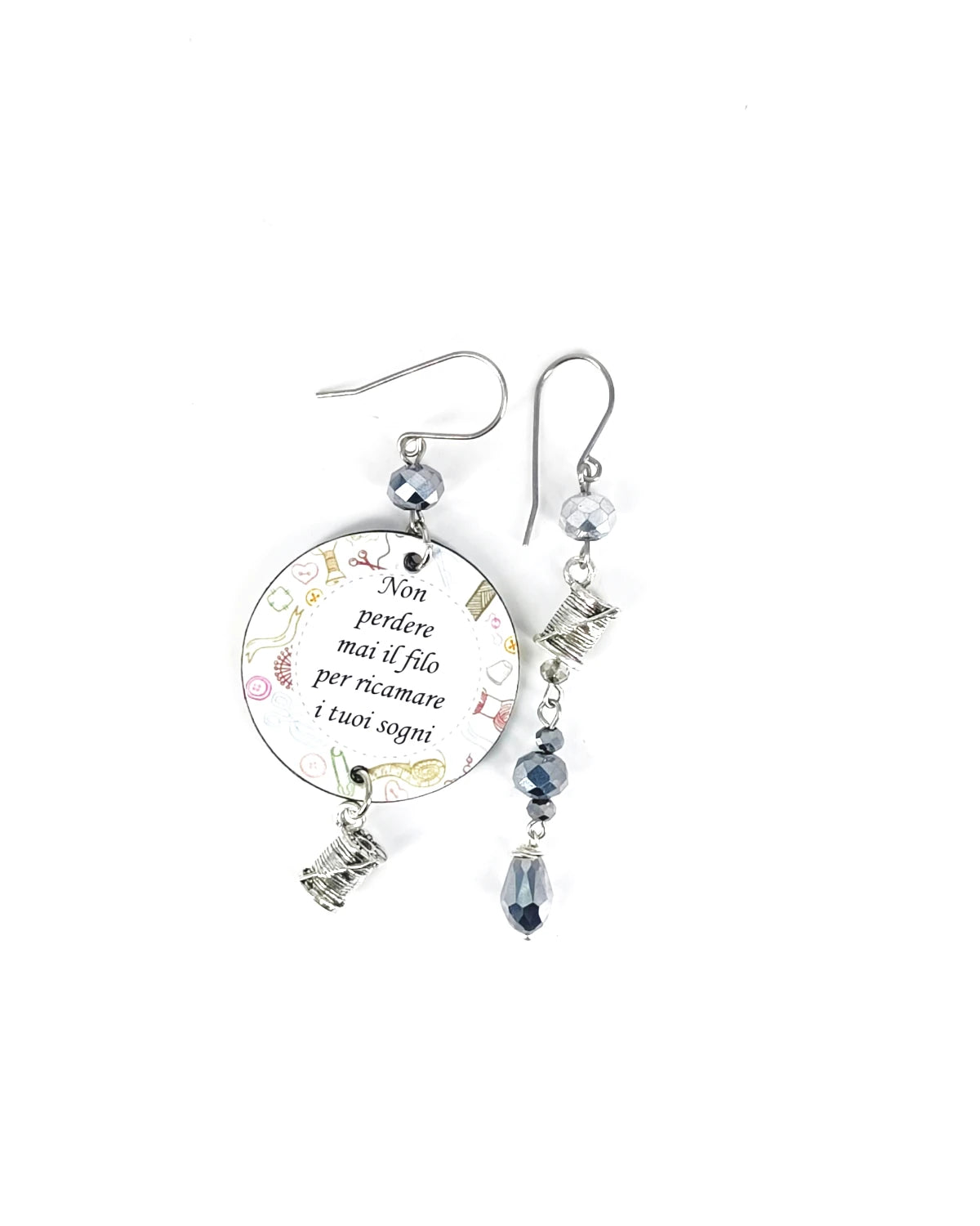 Orecchini di carta Ricama i tuoi sogni