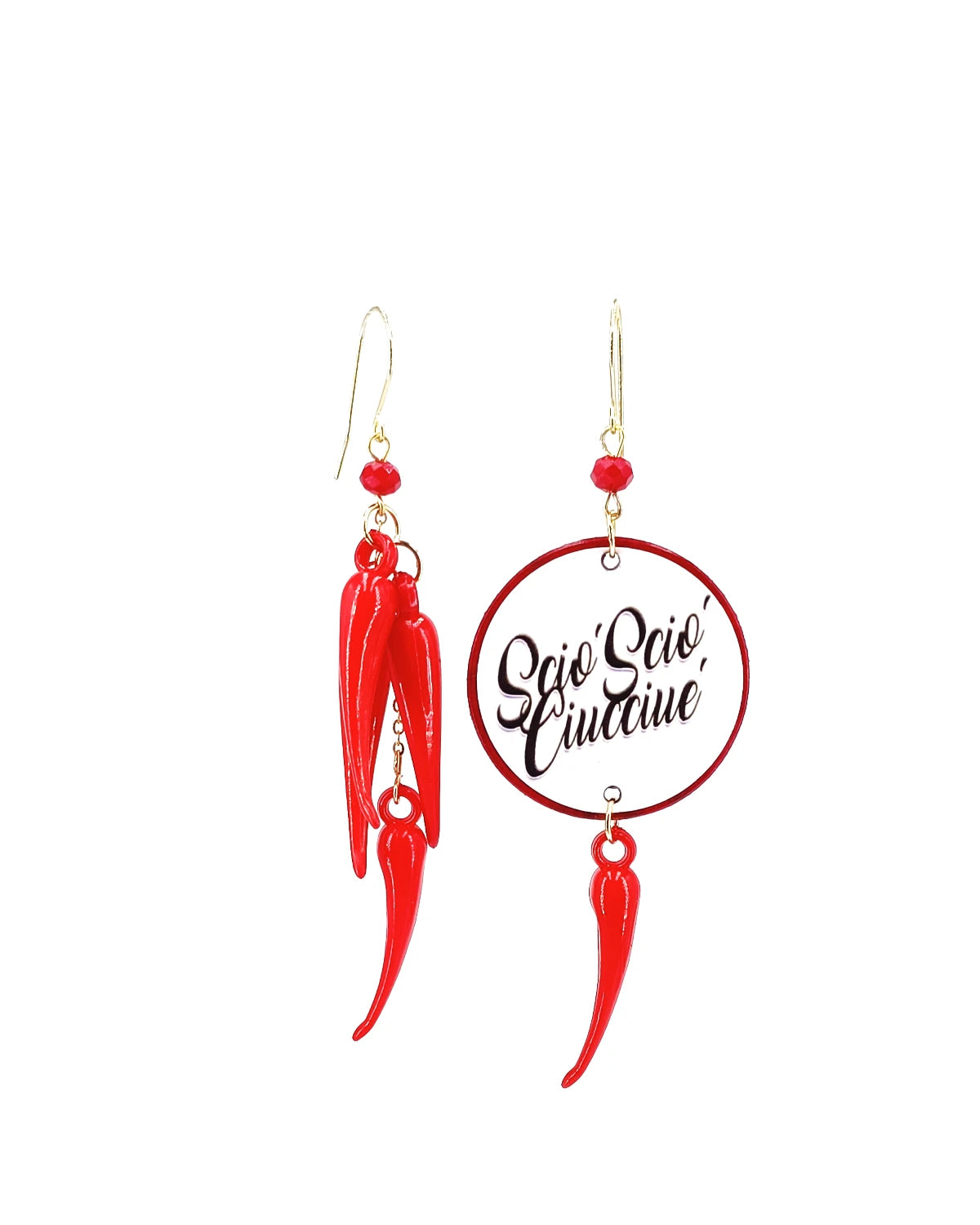 Orecchini di carta Sciò sciò ciucciue'