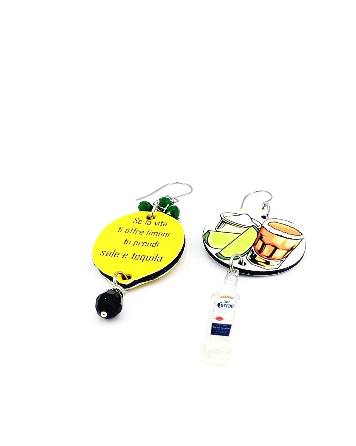 Orecchini di carta Se la vita ti offre limoni