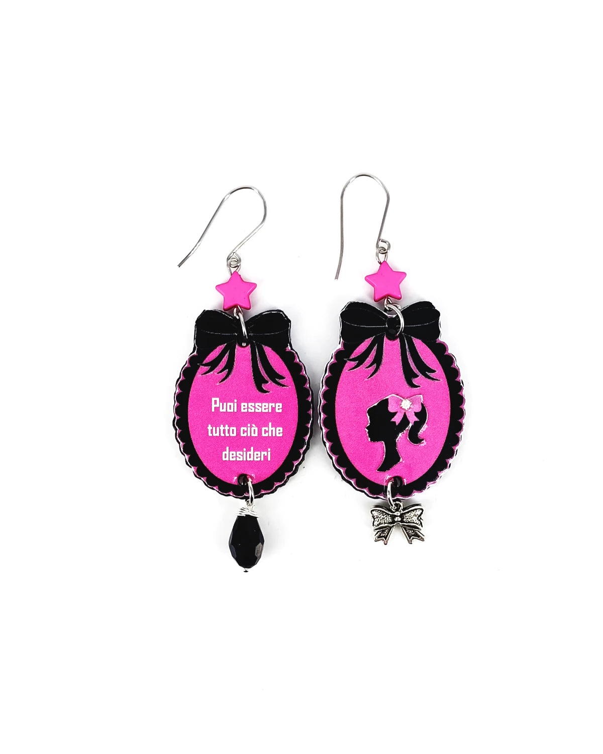 Orecchini di carta Sii tutto ciò che desideri