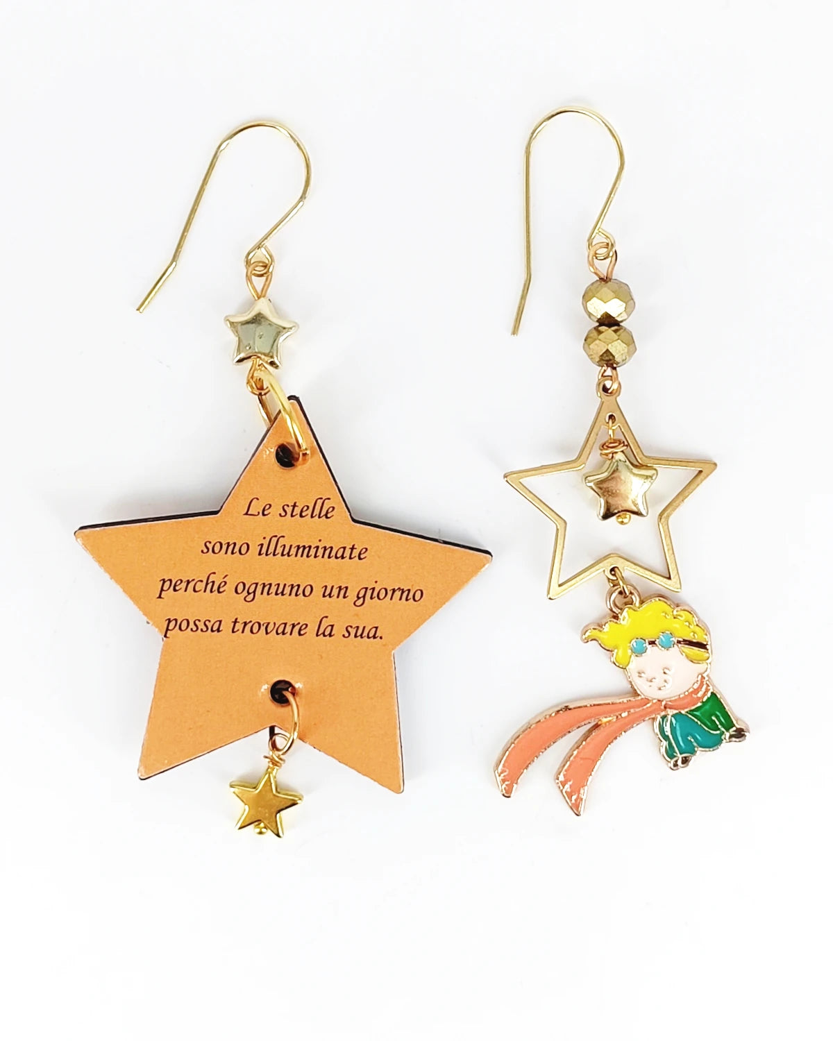 Orecchini di carta Trova la tua stella