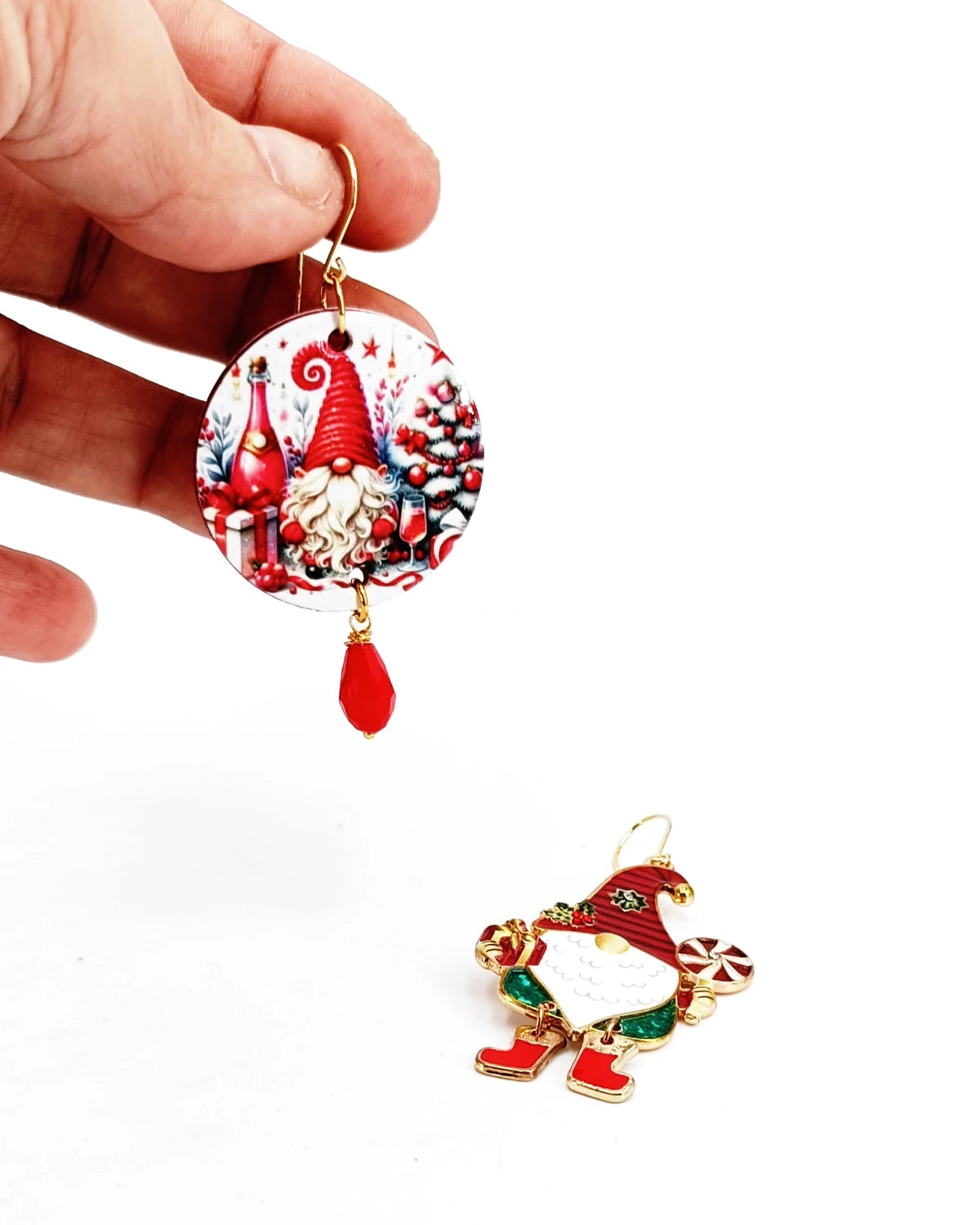 Orecchini natalizi Lo gnomo