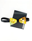 Papillon uomo di carta Il bacio di Klimt su packaging