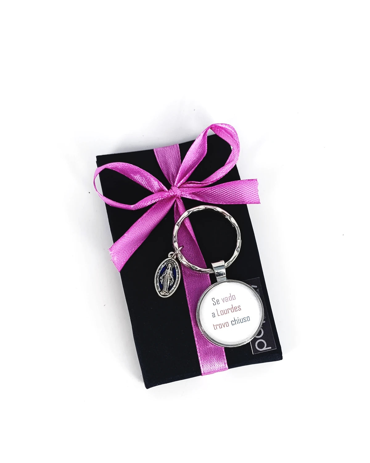 Portachiavi Se vado a Lourdes trovo chiuso