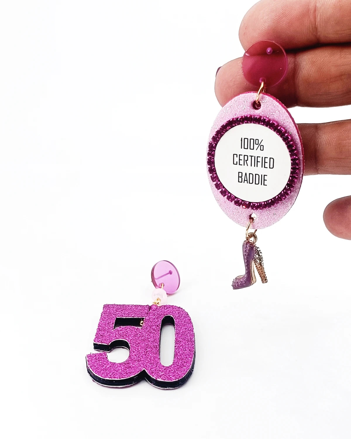 Orecchini di carta 100% certified baddie