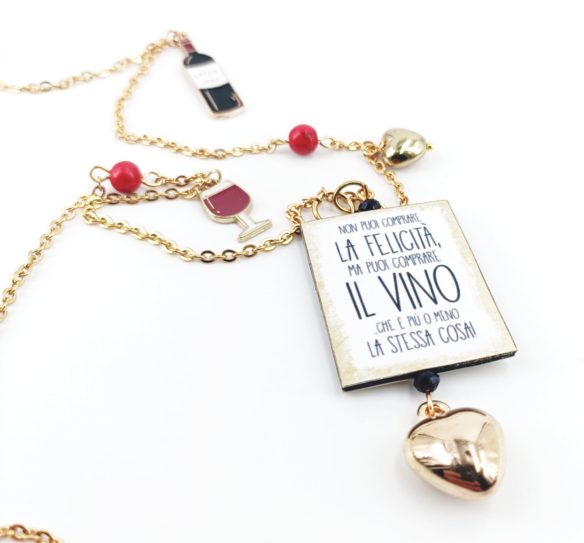 collana non puoi comprare la felicità ma puoi comprare il vino che è più o meno la stessa cosa