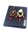 Orecchini Cuore sacro