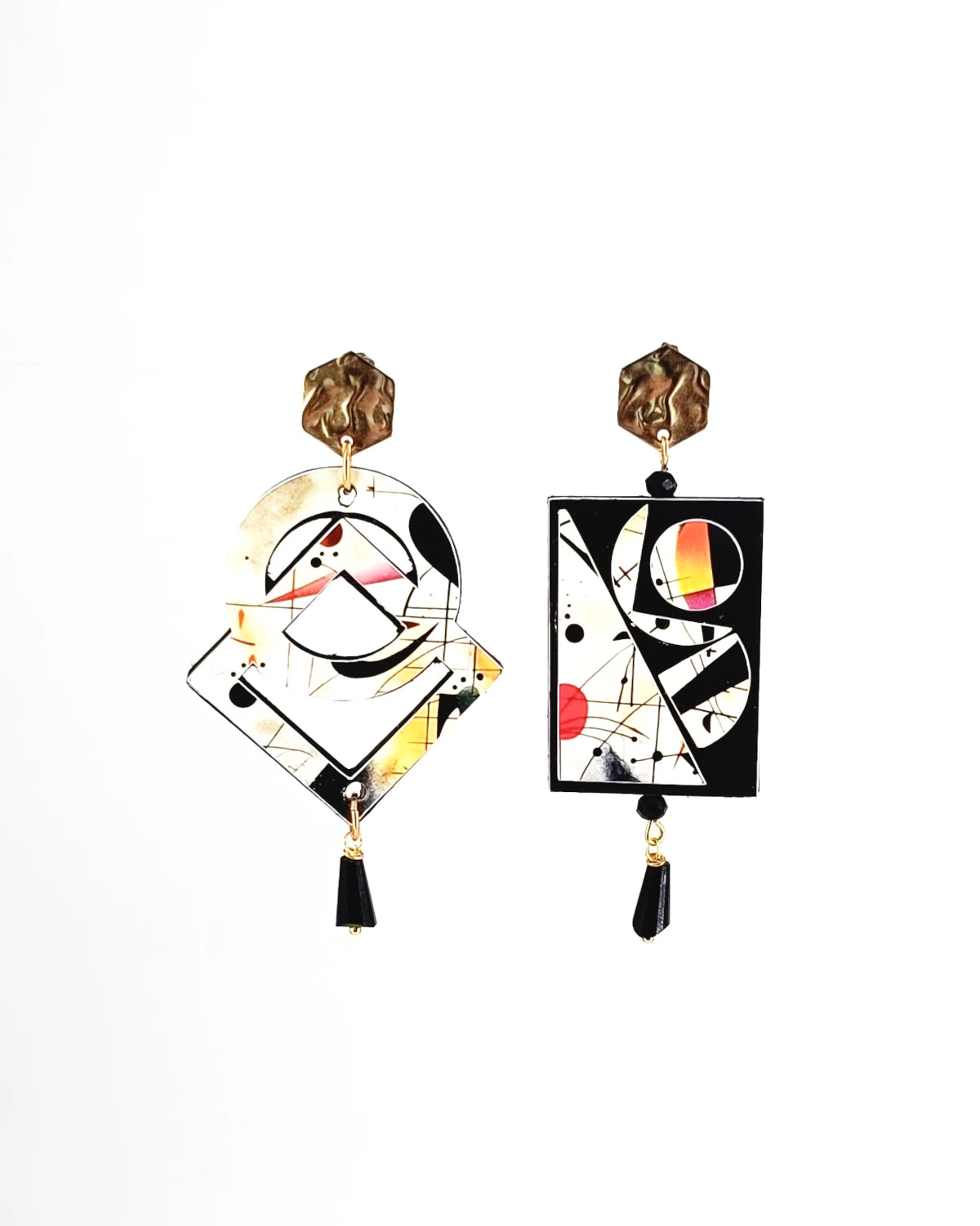 Orecchini di carta Kandinsky