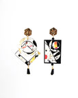 Orecchini di carta Kandinsky