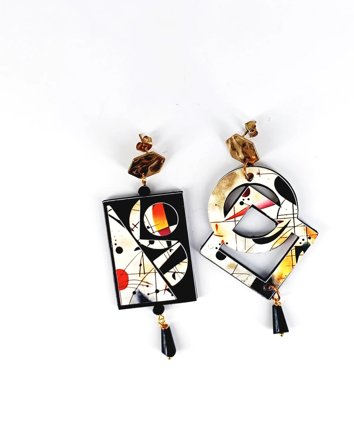 Orecchini di carta Kandinsky