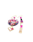 Orecchini di carta Make up