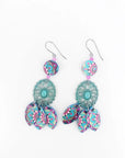 Orecchini di carta Mandala Bohemien