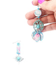 Orecchini di carta Bohemien mandala