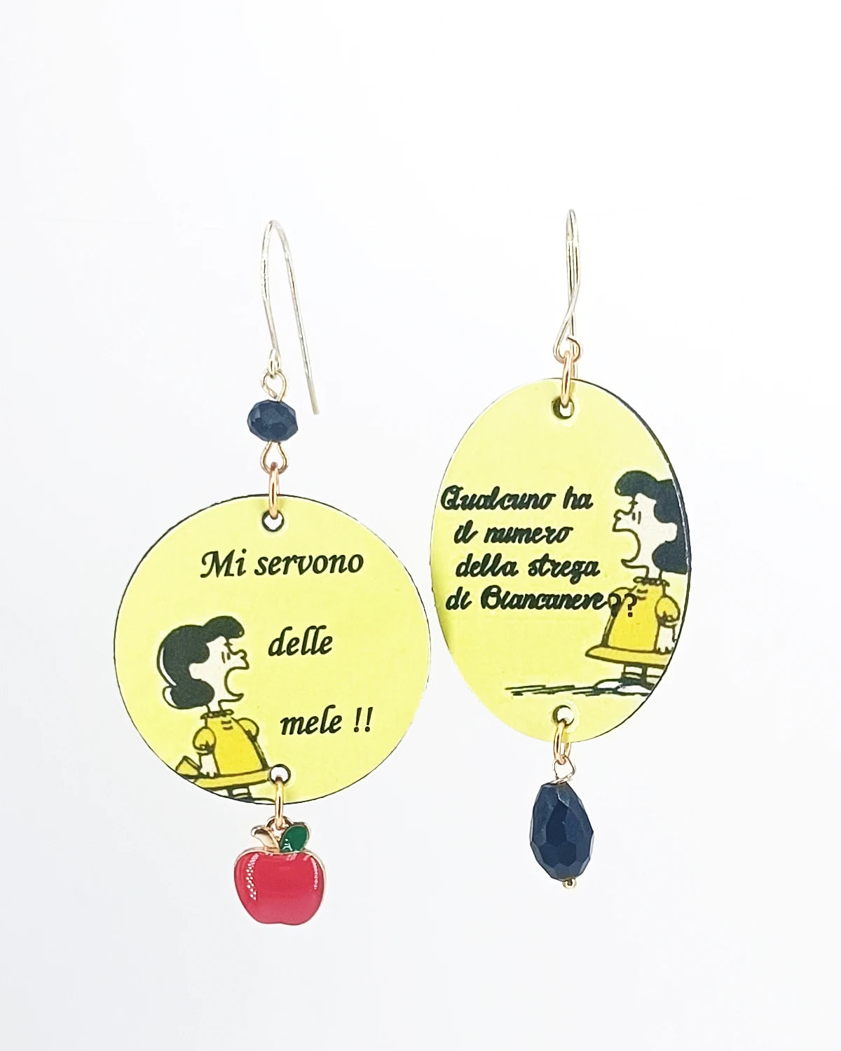 Orecchini di carta Mi servono delle mele