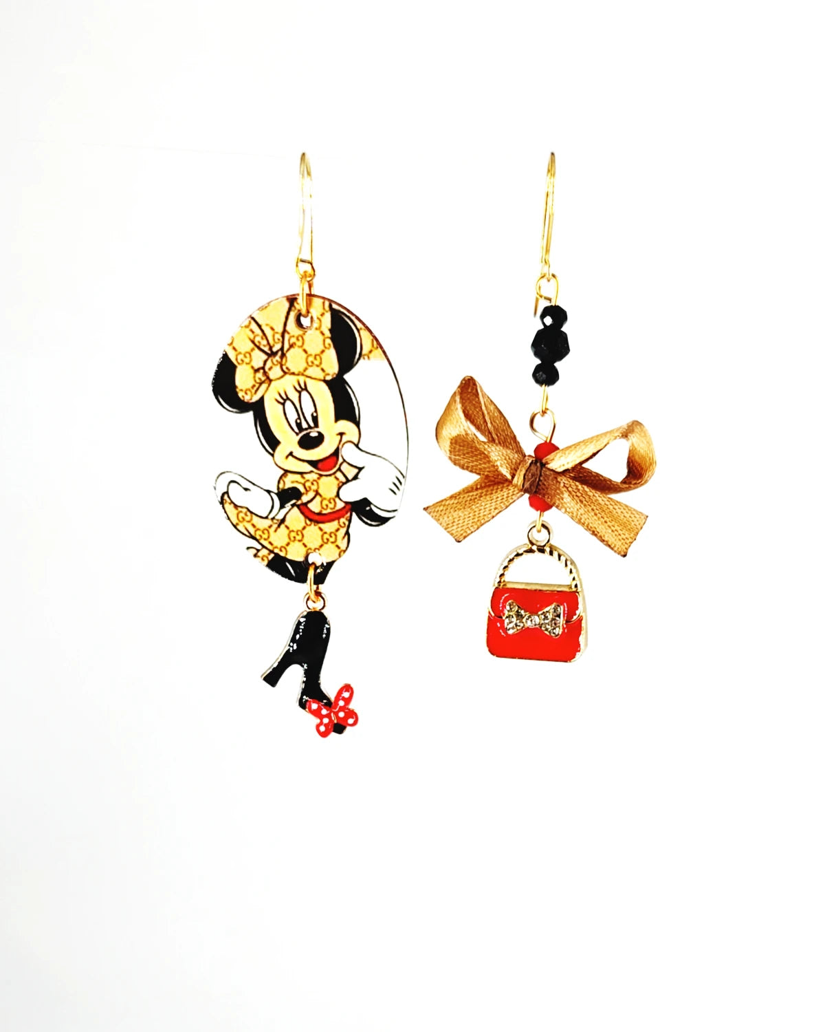 Orecchini di carta Minnie glamour
