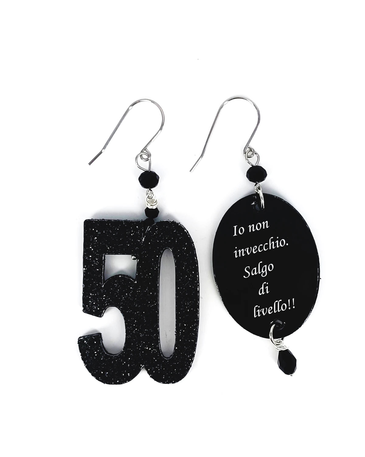 orecchini Io non invecchio salgo di livello