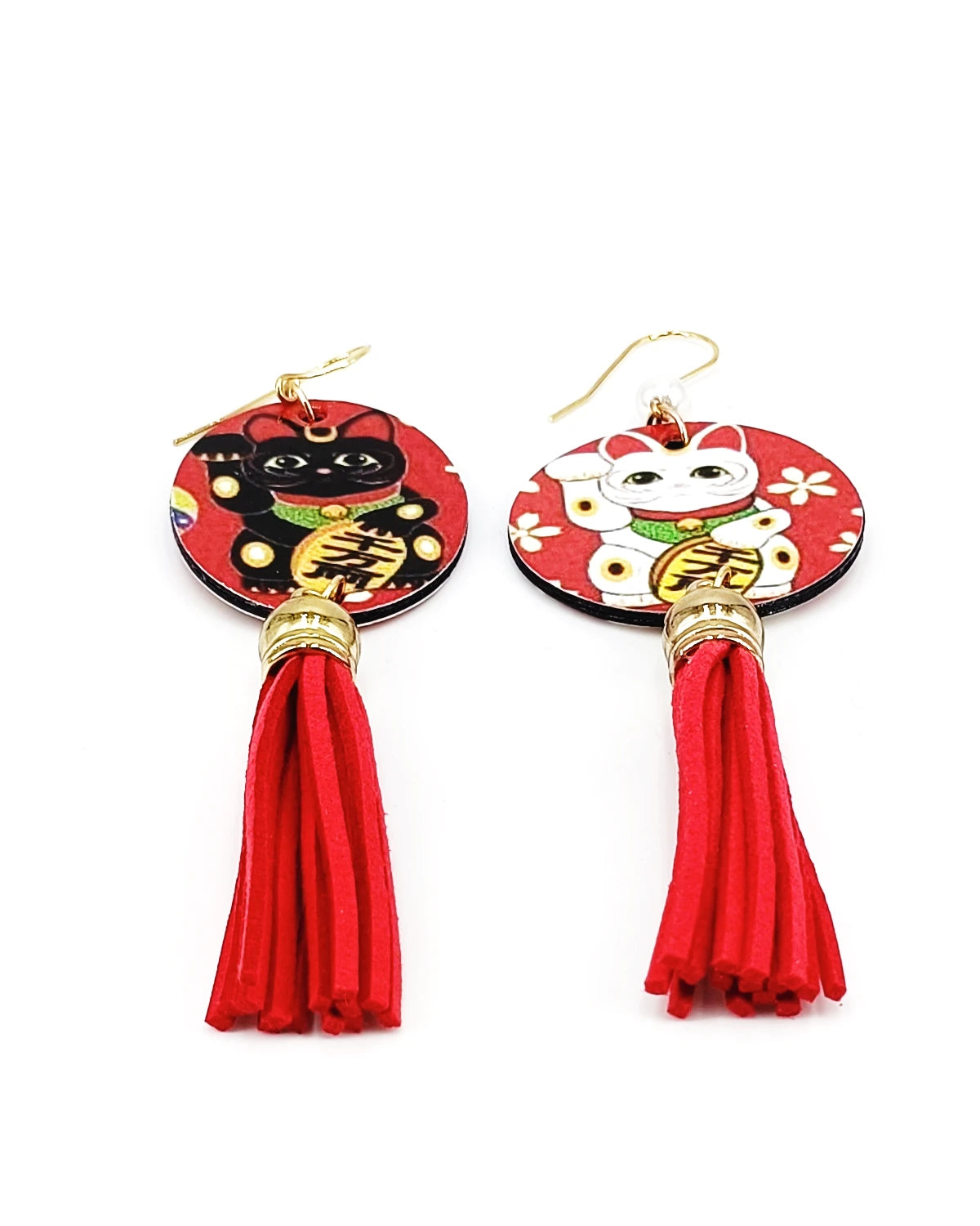 orecchini di carta Maneki Neko