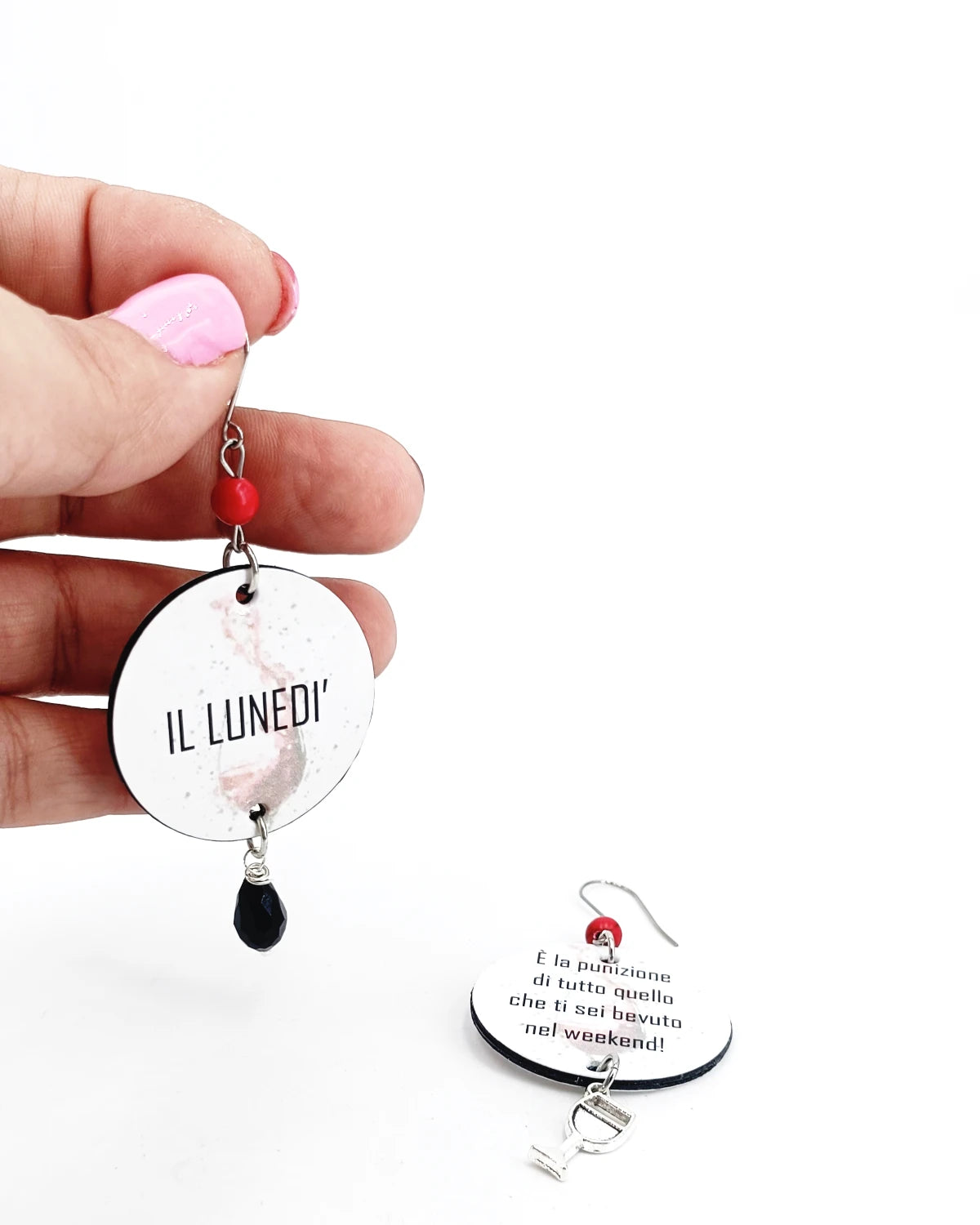 orecchini di carta il lunedi
