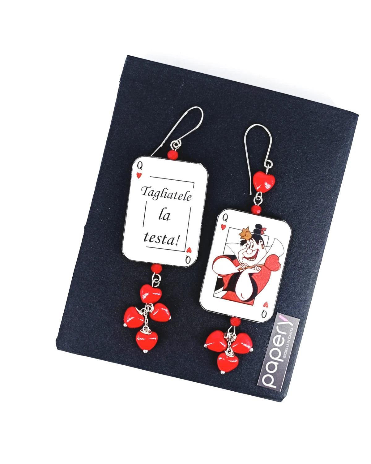 orecchini regina di cuore alice