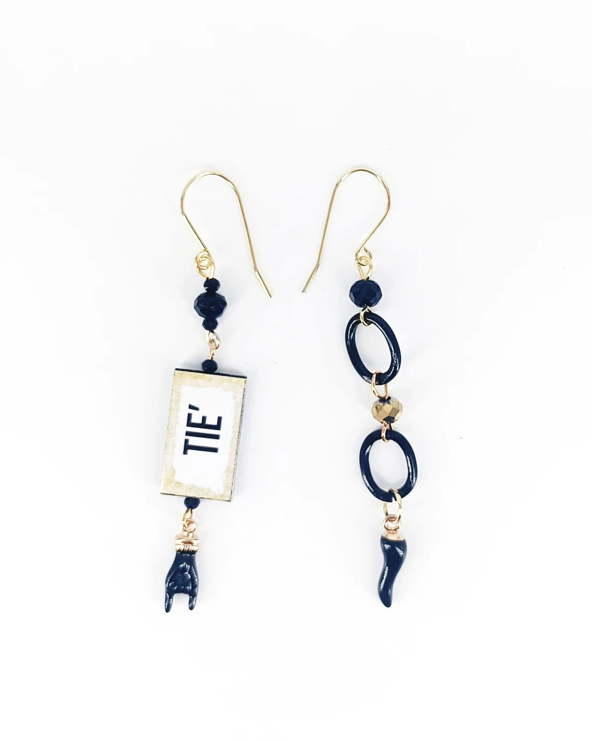 Orecchini di carta Tiè