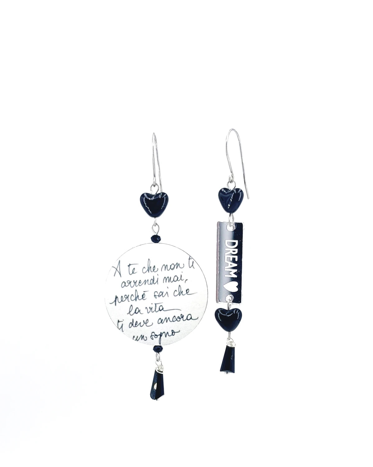 Orecchini di carta A te che non ti arrendi mai